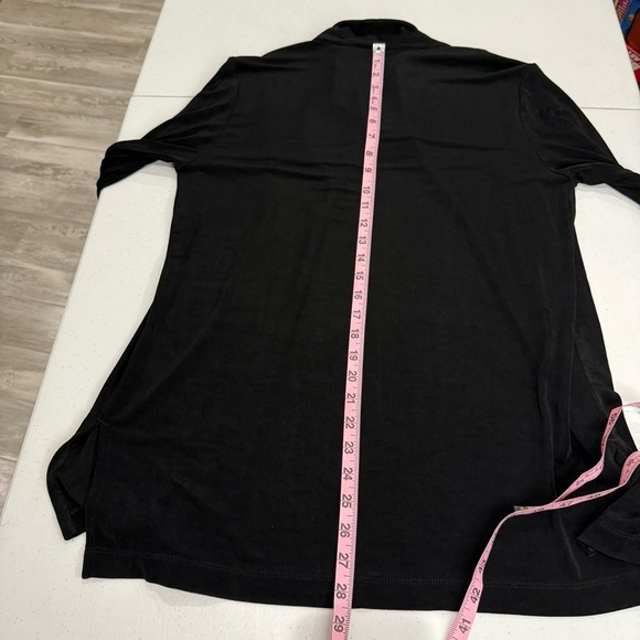 Chico’s Travelers Cardigan Open Front Black Women’s Size 8 Small (Chico’s 1) - Picture 8 of 10